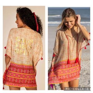NATURAL LIFE Multicolor Swim Coverup